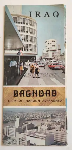 IRAK - Bagdad, Stadt Haroun Al-Rashid - Touristenbroschüre