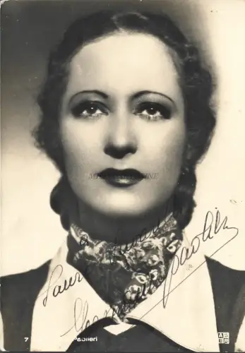KINO - Deutsche Schauspielerin Paolieri 1944 Foto mit Autogramm