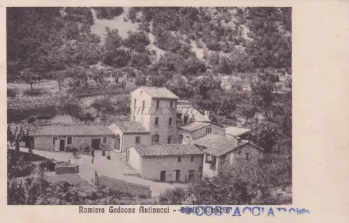 SIGILLO (Perugia) - Costacciaro überdruckt - Ramiera Antinucci 1911 Postkarte
