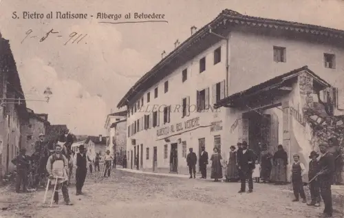 S.PIETRO AL NATISONE (Udine) - Hotel al Belvedere 1911 Postkarte