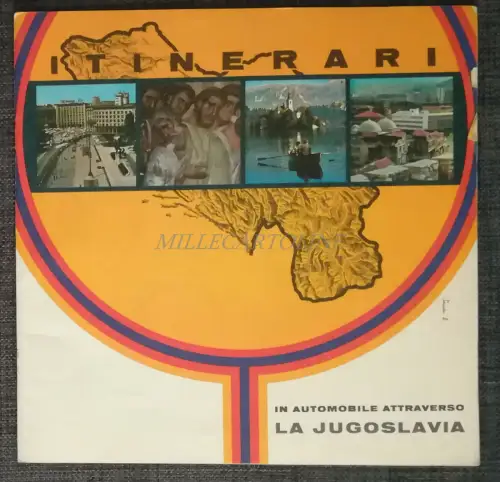 MIT DEM AUTO DURCH JUGOSLAWIEN - Routen - Touristenbroschüre