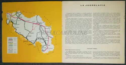 MIT DEM AUTO DURCH JUGOSLAWIEN - Routen - Touristenbroschüre