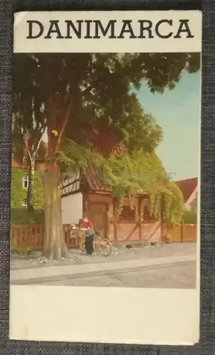 DÄNEMARK DENMARK - Faltbares Touristenprospekt voller Fotos mit Karte