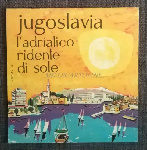 JUGOSLAWIEN - Die sonnenlachende Adria - Fotoreiche Tourismusbroschüre 1970