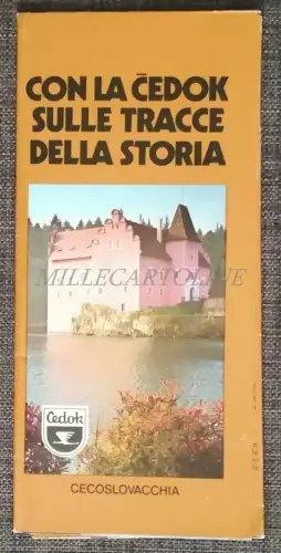 TSCHECHOSLOWAKEI - Cedok - Faltbares Touristenprospekt voller Fotos