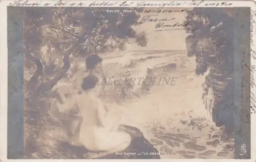 FRANCE ART - Salon de Paris - La Grande Voix, Dufau 1905