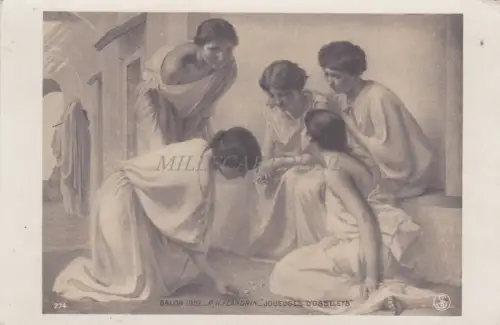 FRANCE ART - Salon de Paris - Joueuses, Flandrin