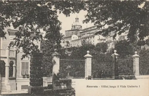 MACERATA - Villini entlang der Viale Umberto I