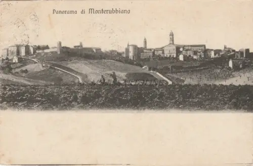 MONTERUBBIANO - Panorama 1919 Cacciatori