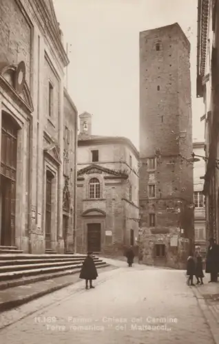 FERMO - Chiesa del Carmine - Romantischer Turm von Matteucci - Fotokarte Diena