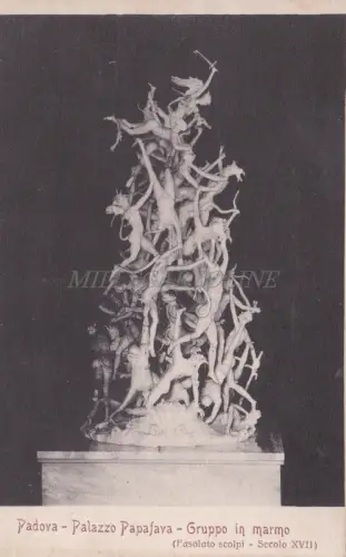 PADUA - Palazzo Papafava, Marmorgruppe, Fasolato 1909