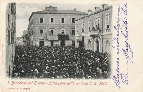 SAN BENEDETTO DEL TRONTO - Tombola Extraktion von L.3000