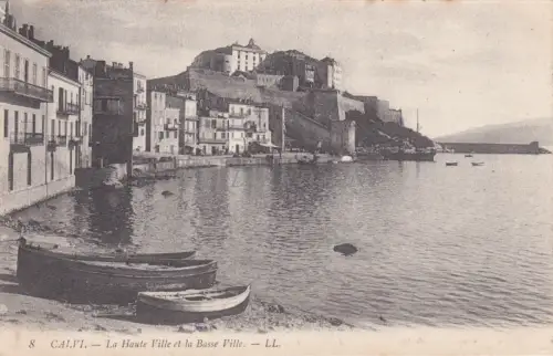 FRANKREICH - Korsika - Calvi, La Haute Ville et la Basse Ville