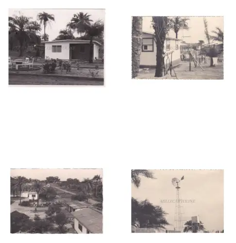 LIBERIA-MONROVIA - Kongo Town 1958-1960 - 4 Fotos