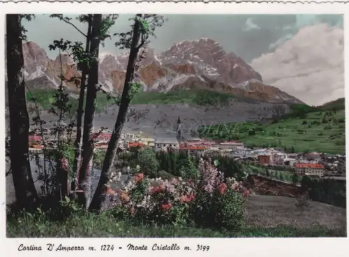 CORTINA D'AMPEZZO - Monte Cristallo, Foto Zardini 1951 2