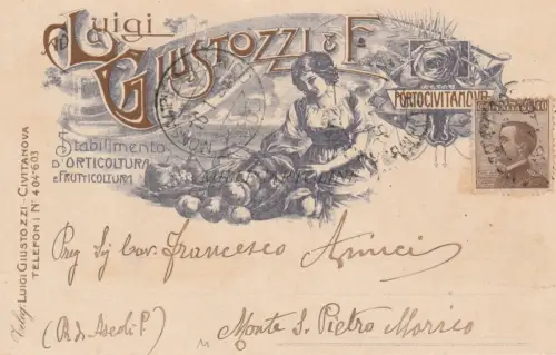 PORTO CIVITANOVA - Stab.Gartenbau Obstbau Luigi Giustozzi & F 1926