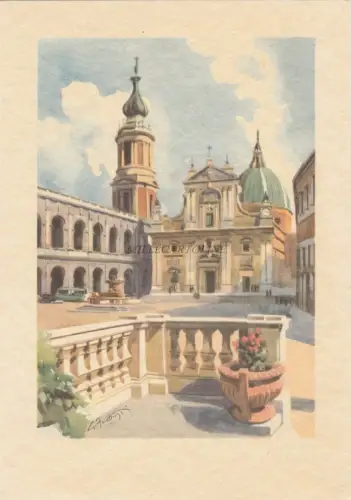 LORETO - Gino Frattini - La Basilica della S.Casa 1950