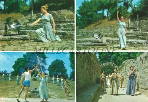 GRIECHENLAND - Olympia, Beleuchtungszeremonie der Olympischen Flamme