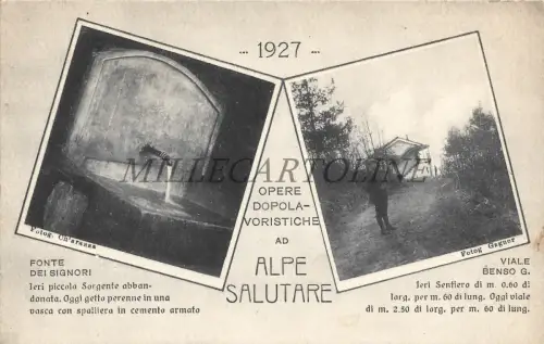 PINEROLO - Parco Pinerolese, Alpe Salutare 1927 Postkarte