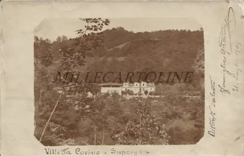 TURIN - Superga - Villetta Covino 1909 Private Fotokarte