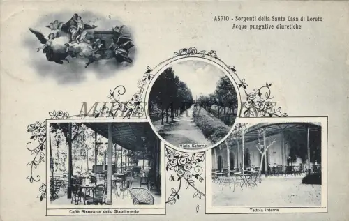 ASPIO (Ancona) - Quellen des Heiligen Hauses von Loreto 1929 Postkarte