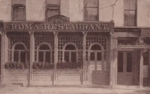 NEW YORK CITY - Roma Restaurant 878 Sixth Avenue 50th St.Station - Postkarte