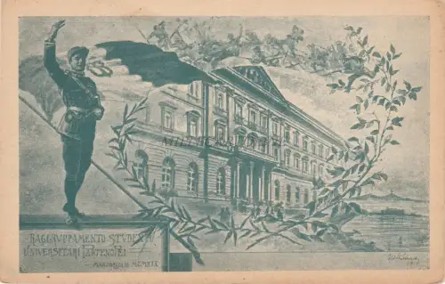 MILITARE - Napoli Corda Fratres - Ragg. Studenten der Universität Partenopei 1919