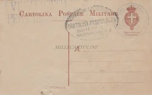 LIBYEN - Franchise Tripolitanien Kyrenaika 1917 Kanonieri Assimilierte Postkarte