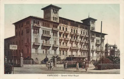 VIAREGGIO - Grand Hotel Royal 1931 Postkarte