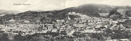 SPOLETO - Panorama - Doppelkarte