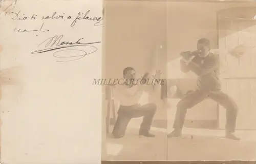 NEAPEL - Rosati Surrealist Photograph 1900 Private Fotokarte