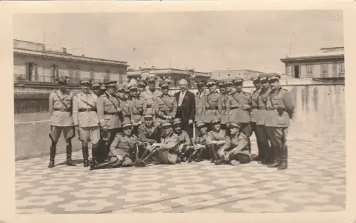 NEAPEL - Militär 1941 Zensurgeprüft 142 WWII Fotokarte 