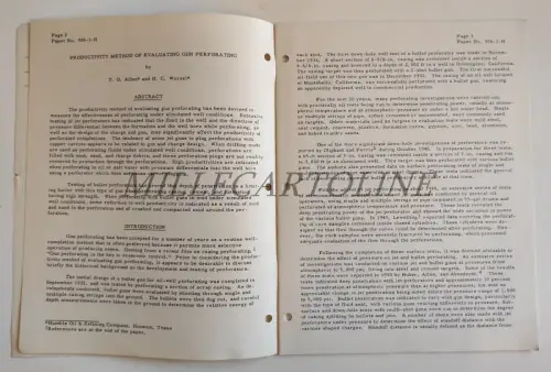 LANE WELLS COMPANY HOUSTON TEXAS - Blitz Gun