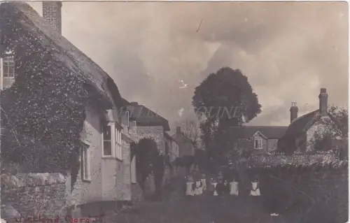 ENGLAND - Stockland, Mangoldstraße, Echtfoto Postkarte