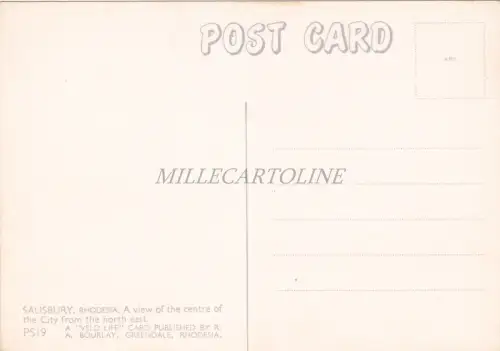 SÜDAFRIKA - Rhodesien, 3 Postkarten A.Bourlay