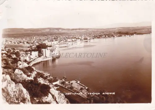 GRIECHENLAND - Loutraki, Ansicht, Fotopostkarte 1956
