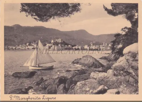 S. MARGHERITA LIGURE - Ansicht, Postkarte 1937
