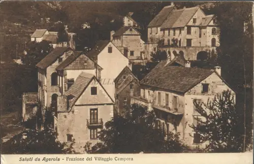 AGEROLA - Saluti - Frazione del Villaggio Campora - Postkarte Ed.Cuomo