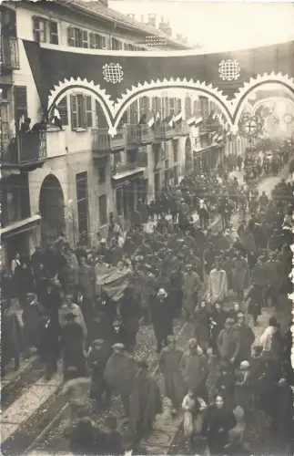 VENARIA REAL (Turin) Militärparade WWI Fotokarte Camillo Tabbia