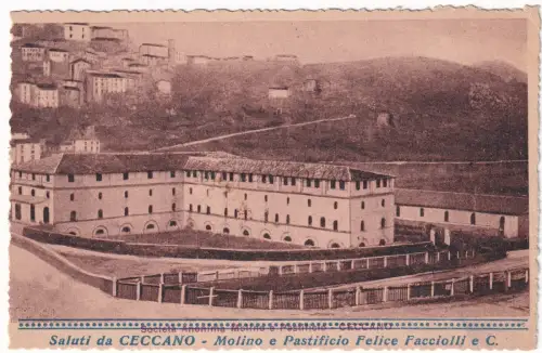 CECCANO - Molino e Pastificio Felice Facciolli e C. - Postkarte Ed.Bianchi