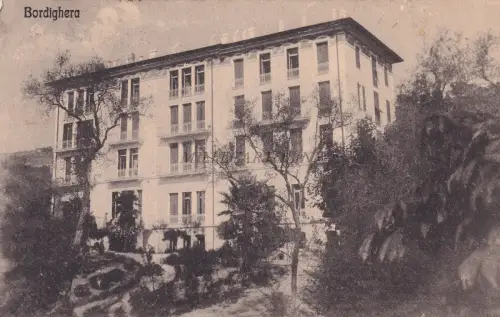 BORDIGHERA - Palazzo 1917 Postkarte Ed.Fotografia Parisina
