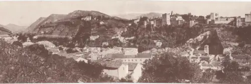 SPANIEN - Granada - Gesamtansicht der Alhambra und des Generalife