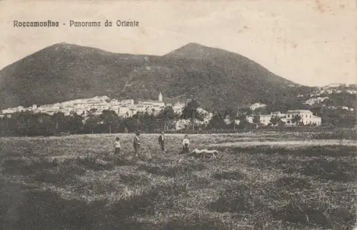ROCCAMONFINA - Panorama aus dem Osten 1910 Postkarte Ed.Patrone