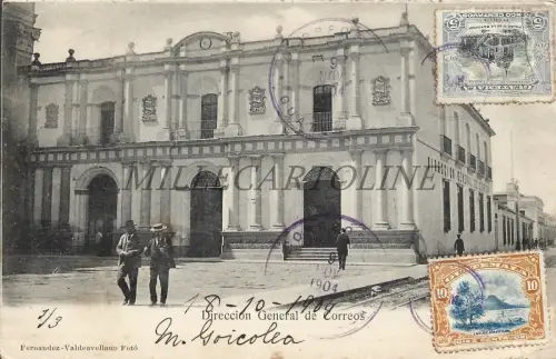 GUATEMALA - Direccion General de Correos 1904 Postkarte Valdeavellano