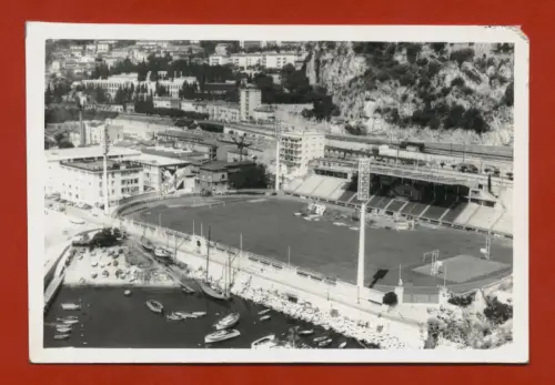 PRINZENTUM MONACO, DAS STADION, KLEINES FOTO DATIERT 1962 m