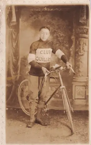SPORT - Ciclismo Cycling - Nino Andreoli Club Quillicot Fahrrad - Foto Postkarte