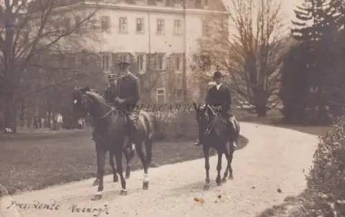 TSCHECHISCHE REPUBLIK - Praha Prag - Präsident Tomáš Masaryk 1922 Foto Postkarte