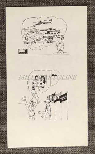 STILLSTAND SEI SICHER - Flyer zum Kapitulationsverfahren, Irak 1991