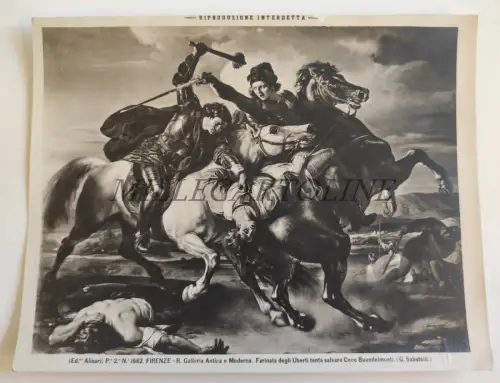 FLORENZ - Farinata degli Uberti & Cece Buondelmonti (Sabatelli), Foto Ed Alinari