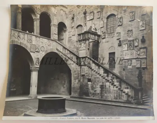 FLORENZ - Palazzo Pretorio, jetzt R. Museo Nazionale, Foto Ed Alinari